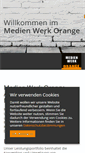 Mobile Screenshot of medienwerkorange.de